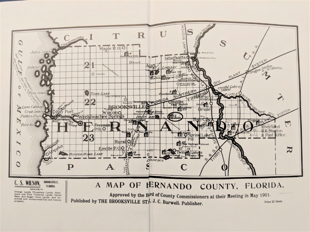 The Forgotten Town Of Sicily | Hernando Sun - Map Of Hernando County Florida