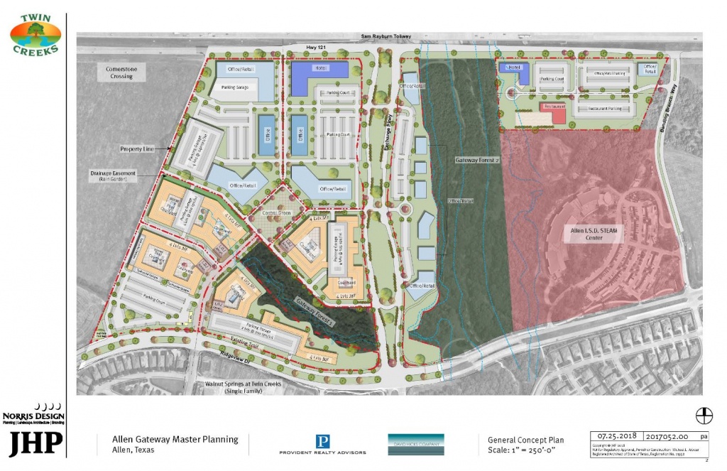 The Future Of Allen: The 121 Corridor – Allen Edc - Allen Texas Outlet Mall Map