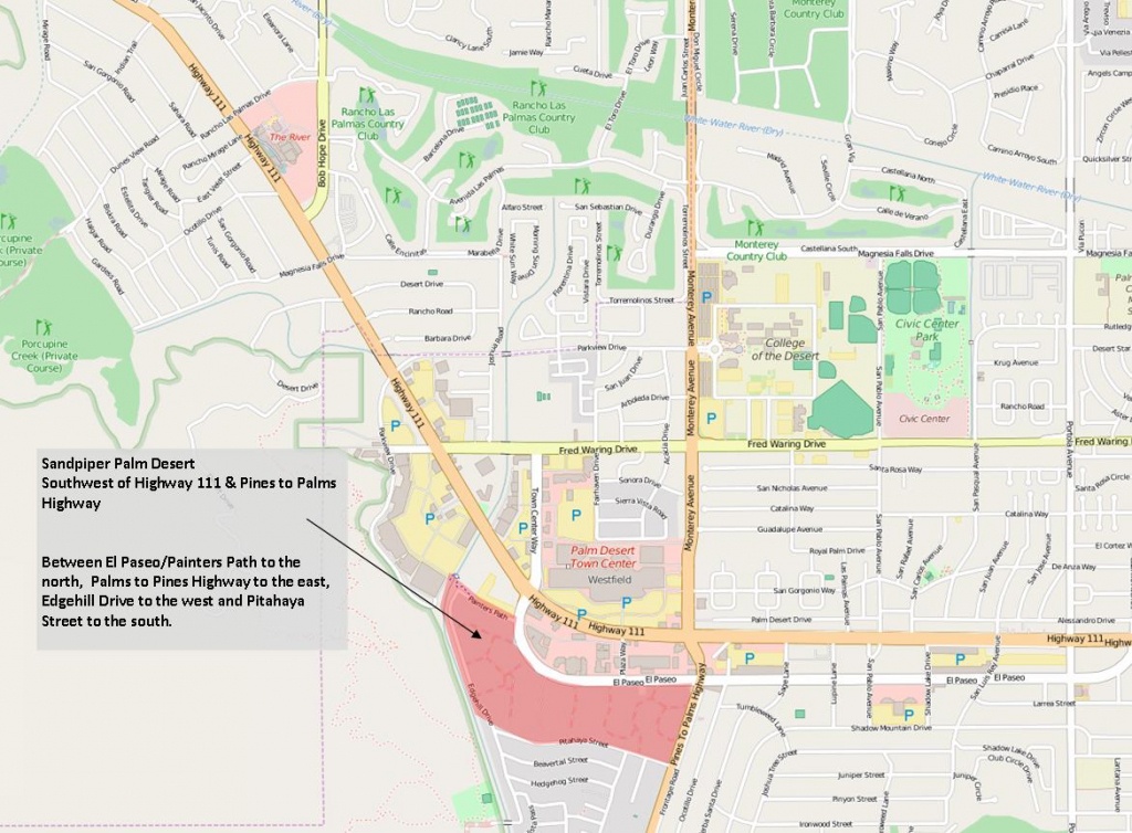 The Krisel Connection: Sandpiper Palm Desert - Palm Desert, Ca - Where Is Palm Desert California Map