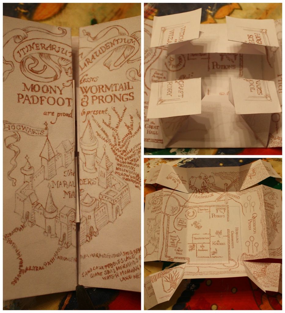 The Marauders Map | Potterlove | Harry Potter Marauders Map, Harry - Marauders Map Template Printable