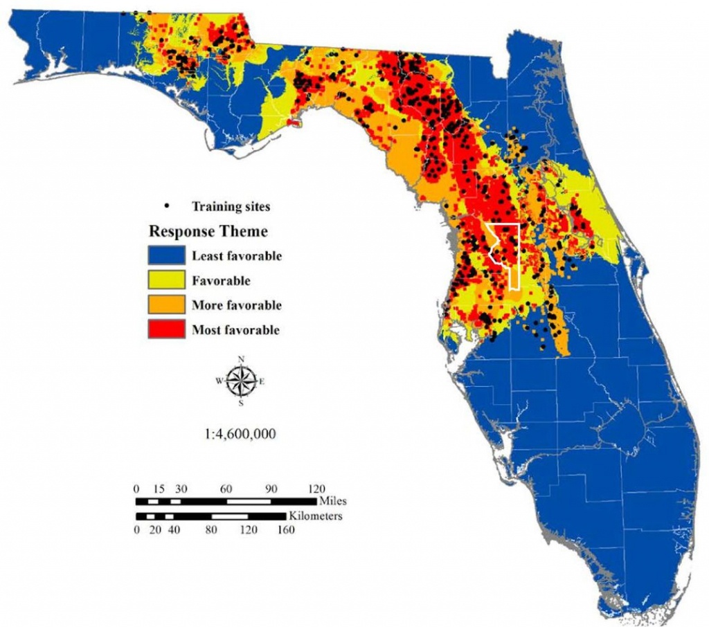 Florida Sinkhole Map By County