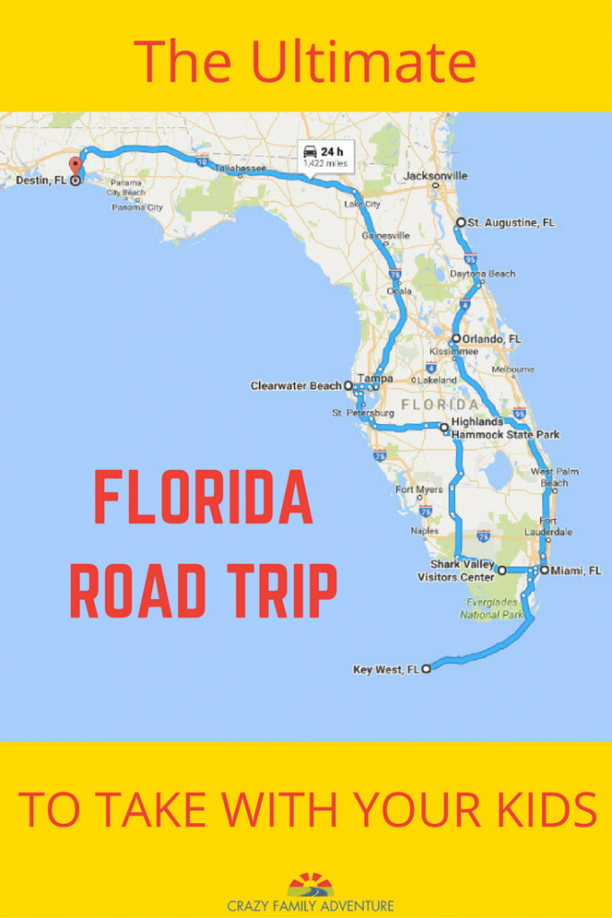 The Ultimate Florida Road Trip: 31 Places Not To Miss | Y Travel - Central Florida Attractions Map