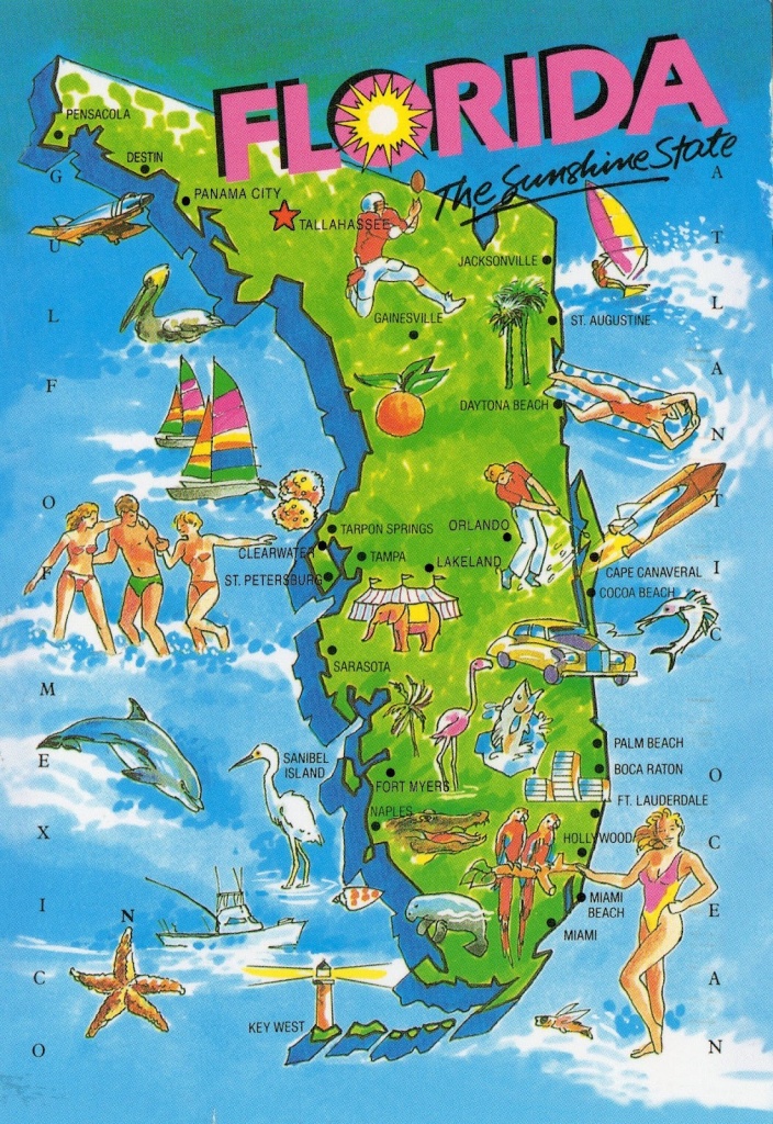 Florida Vacation Map