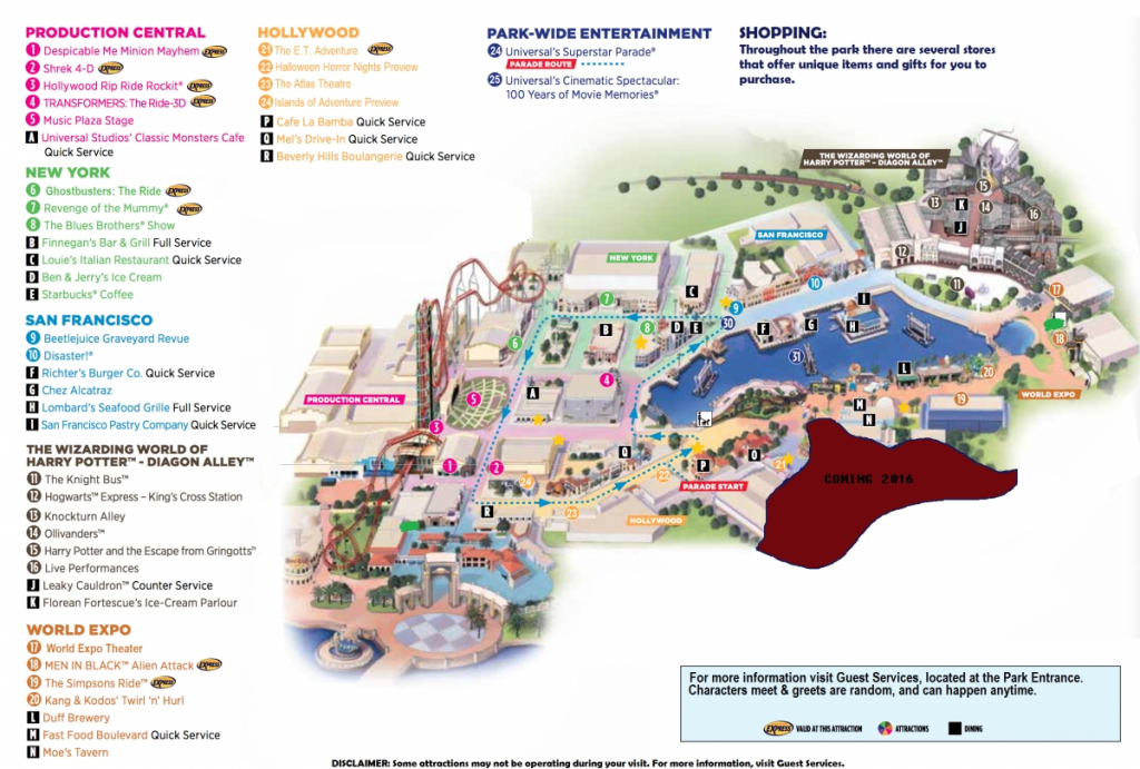 Theme Park Review • The Universal Orlando Resort Recreated On Roblox - Universal Studios Florida Park Map