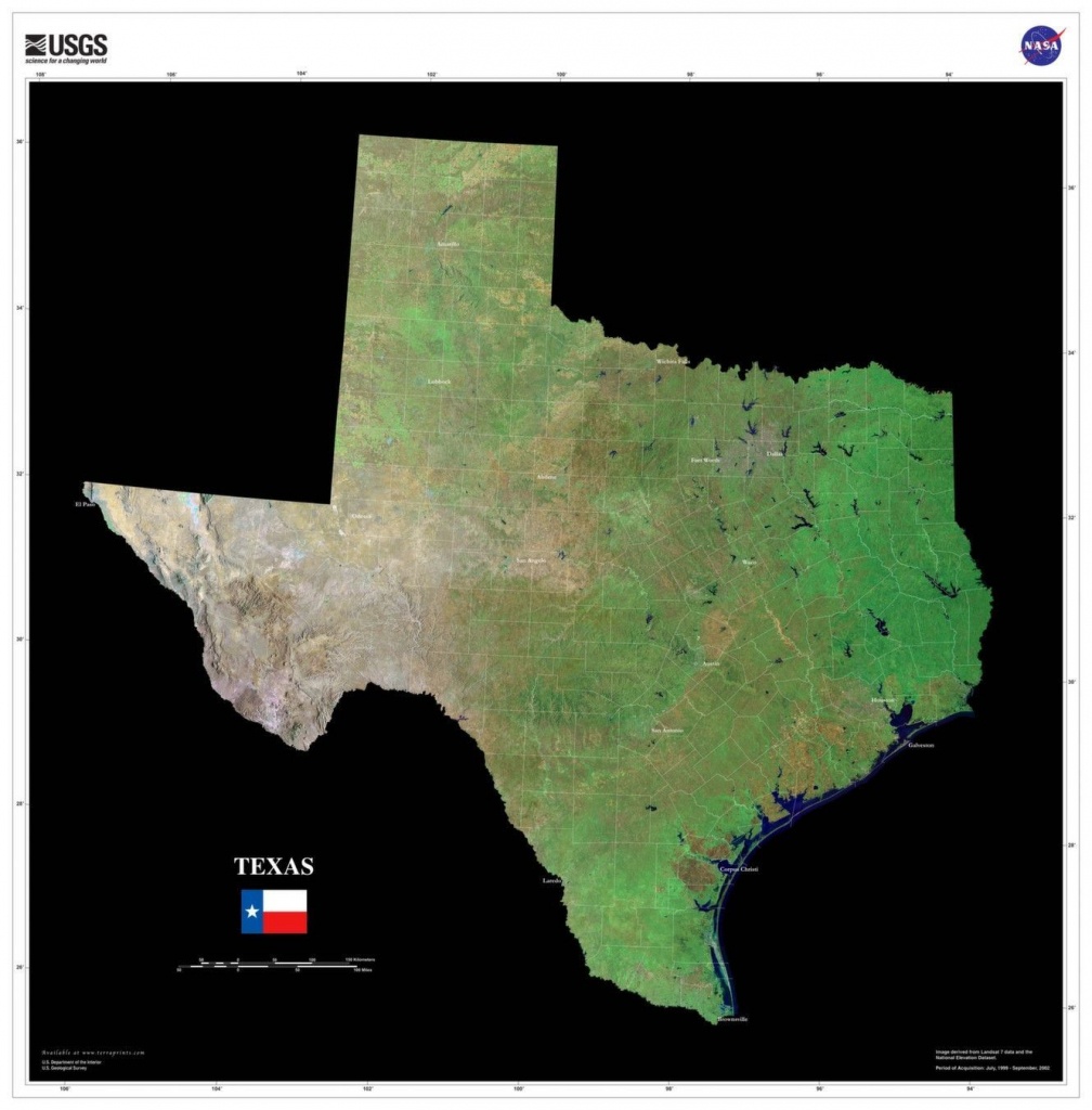 google satellite map of texas