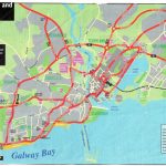 This Is A Map Of Galway City And Salthill The Beach Area ,near   Galway City Map Printable
