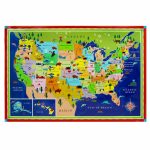 This Land Is Your Land Kids' Map | Children's Usa Wall Map   California Map For Kids
