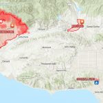This Map Shows How Big And Far Apart The 4 Major Wildfires Are In   Southern California Fire Map