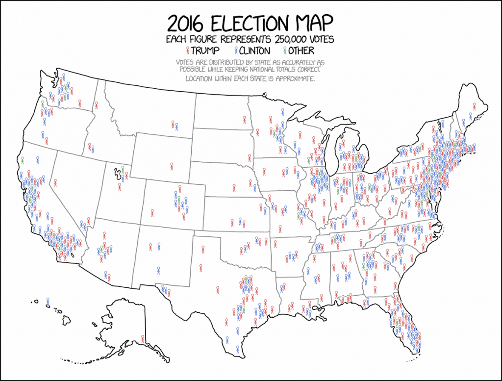 This Might Be The Best Map Of The 2016 Election You Ever See - Vox - Blank Electoral College Map 2016 Printable