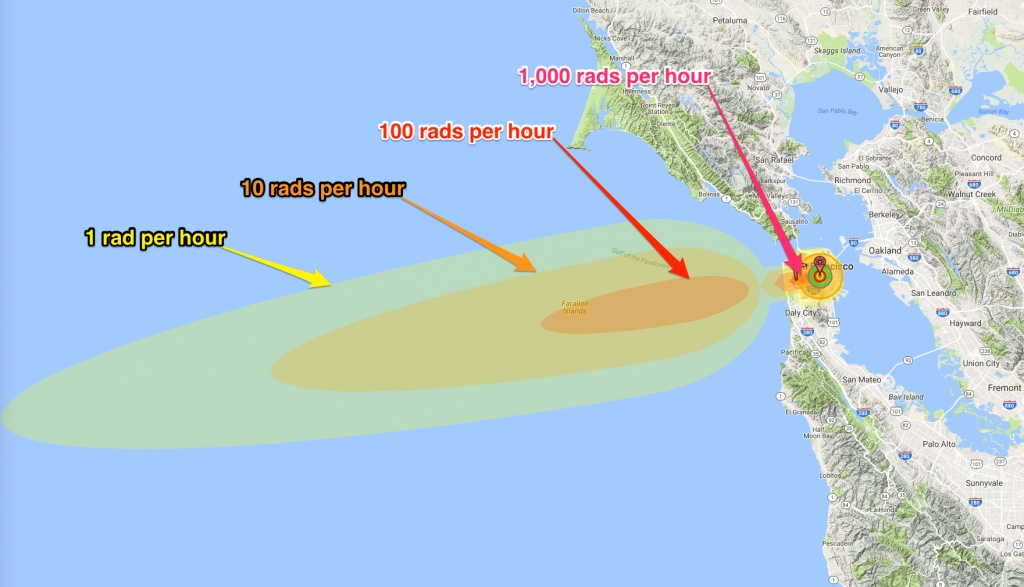 This Nuclear Bomb Map Shows What Would Happen If One Exploded Near You - B Zone California Map