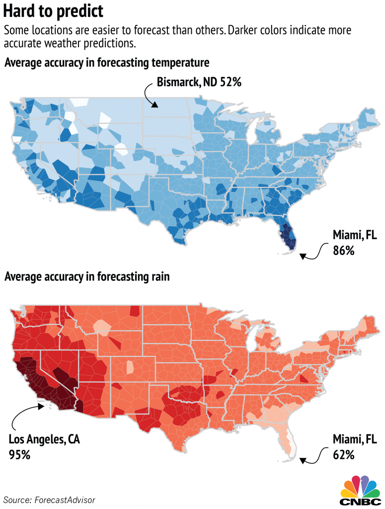 This Weather App Will Give You The Most Accurate Forecasts - Florida Temp Map