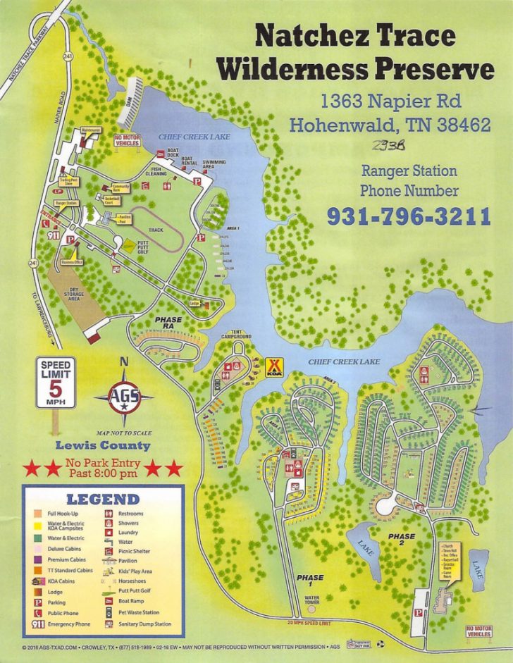 Thousand Trails Florida Map