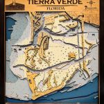 Tierra Verde   Large   7 Layers   25" X 30"   Terra Verde Florida Map