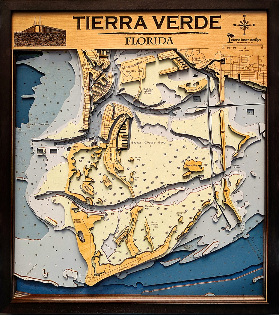 Tierra Verde - Large - 7 Layers - 25&amp;quot; X 30&amp;quot; - Terra Verde Florida Map