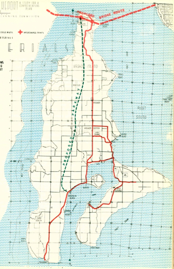 Time &amp;amp; Again: Vashon&amp;#039;s Unlikely Hero — The Man Who Prevented The - Vashon Island Map Printable