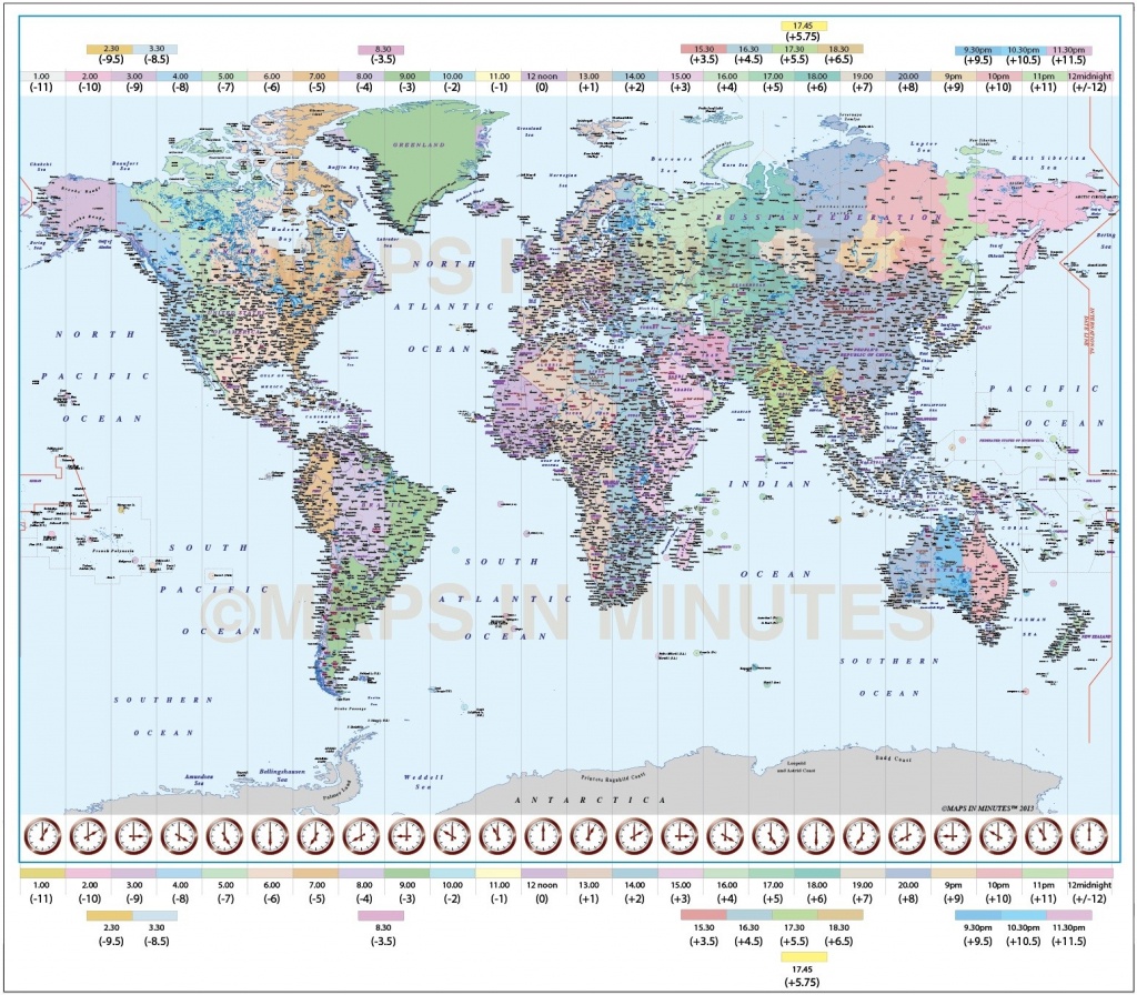 Time Zone Maps World And Travel Information | Download Free Time - Printable Time Zone Map For Kids