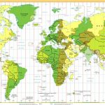 Time Zones Of The World Map (Large Version)   World Time Zone Map Printable Free