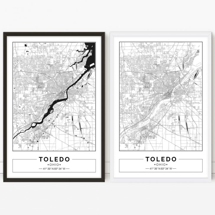 Printable Map Of Toledo Ohio