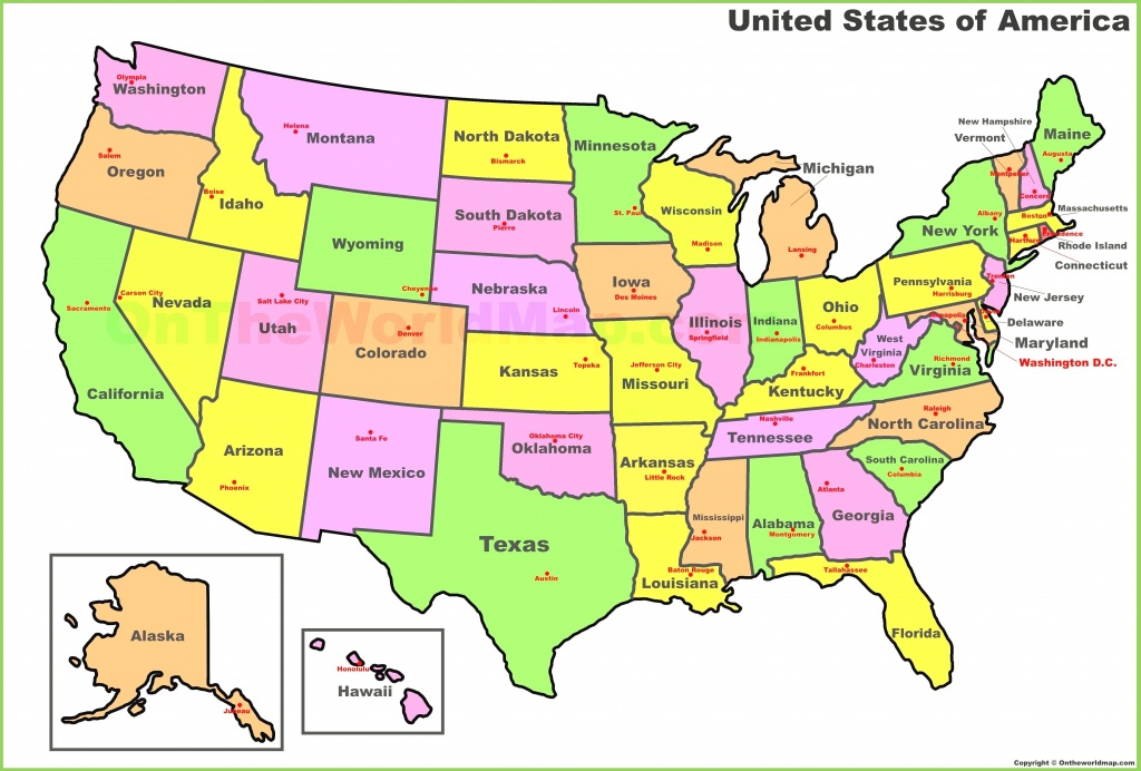 Tome Zones Usa Us Map For Time Zones Us Map Javascript Us Time Zones - Printable Usa Map With States And Timezones