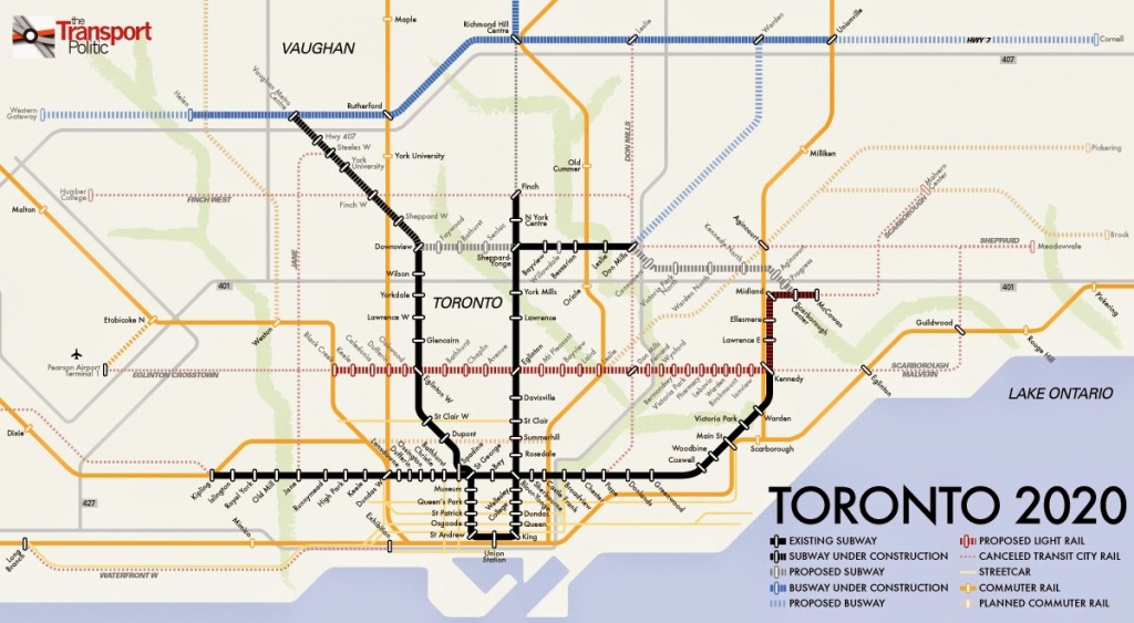 Toronto Subway And Rt Maps - Free Printable Maps - Toronto Subway Map Printable