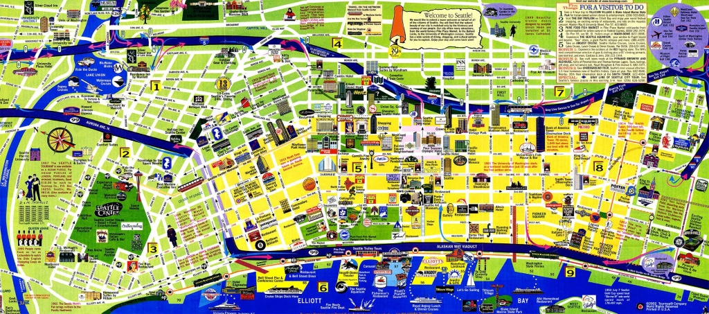 Tourist Map Of Seattle | Below Is My Favorite City Tourist Map And A - Seattle Tourist Map Printable