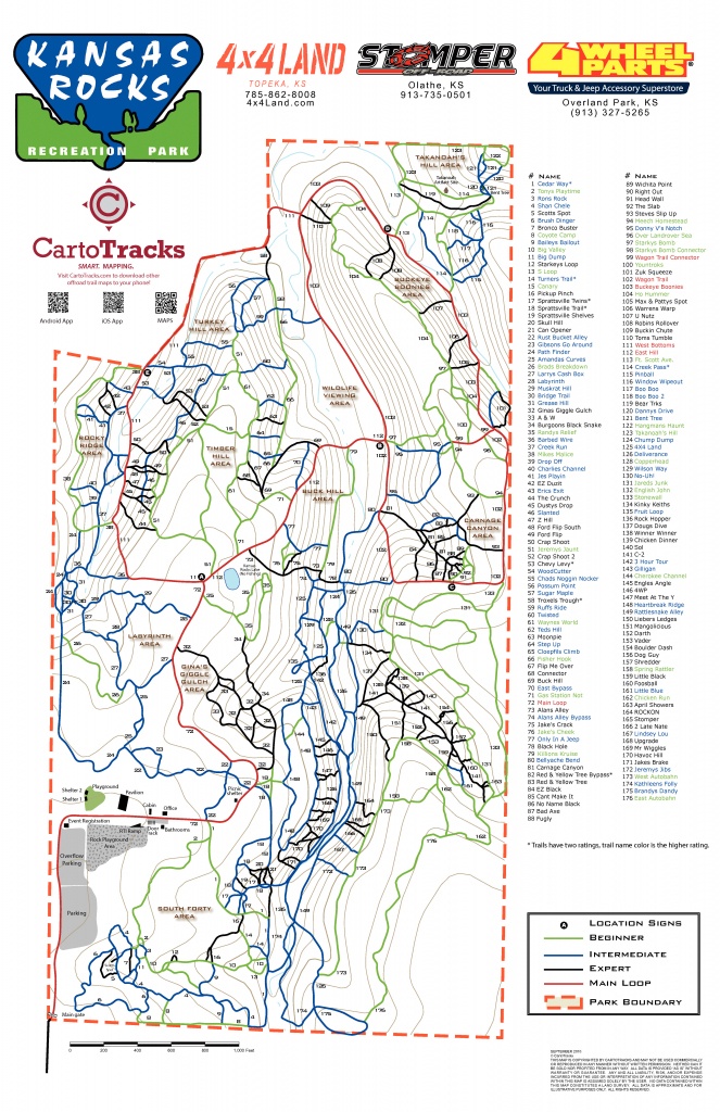 Trail Maps - Ks Rocks Parkks Rocks Park - Printable Trail Maps