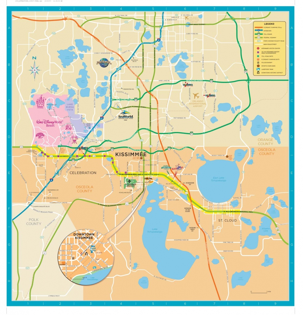 Map Of Osceola County Florida | Free Printable Maps