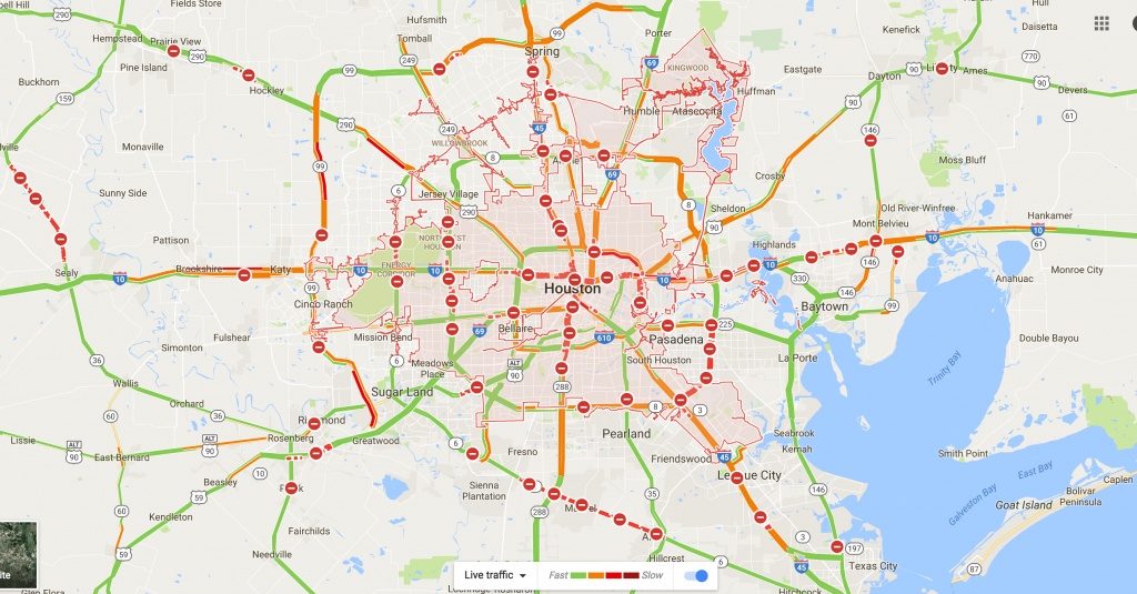 Transportation Shutdown In Southeast Texas; How We Roll, Aug. 28 - Google Maps Houston Texas