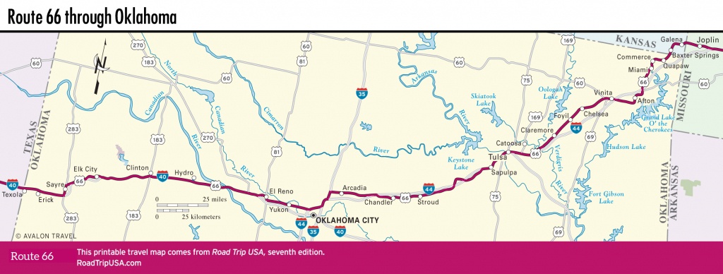 Traveling Route 66 Through Oklahoma | Road Trip Usa - Route 66 Map California