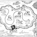 Treasure Map Coloring Pages Pirate Treasure Map Coloring Pages Free   Printable Treasure Map Coloring Page