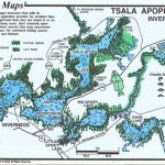 Tsala Apopka Lakes (Inverness & Hernando Pools)   Mark Evans Maps   Florida Fishing Lakes Map