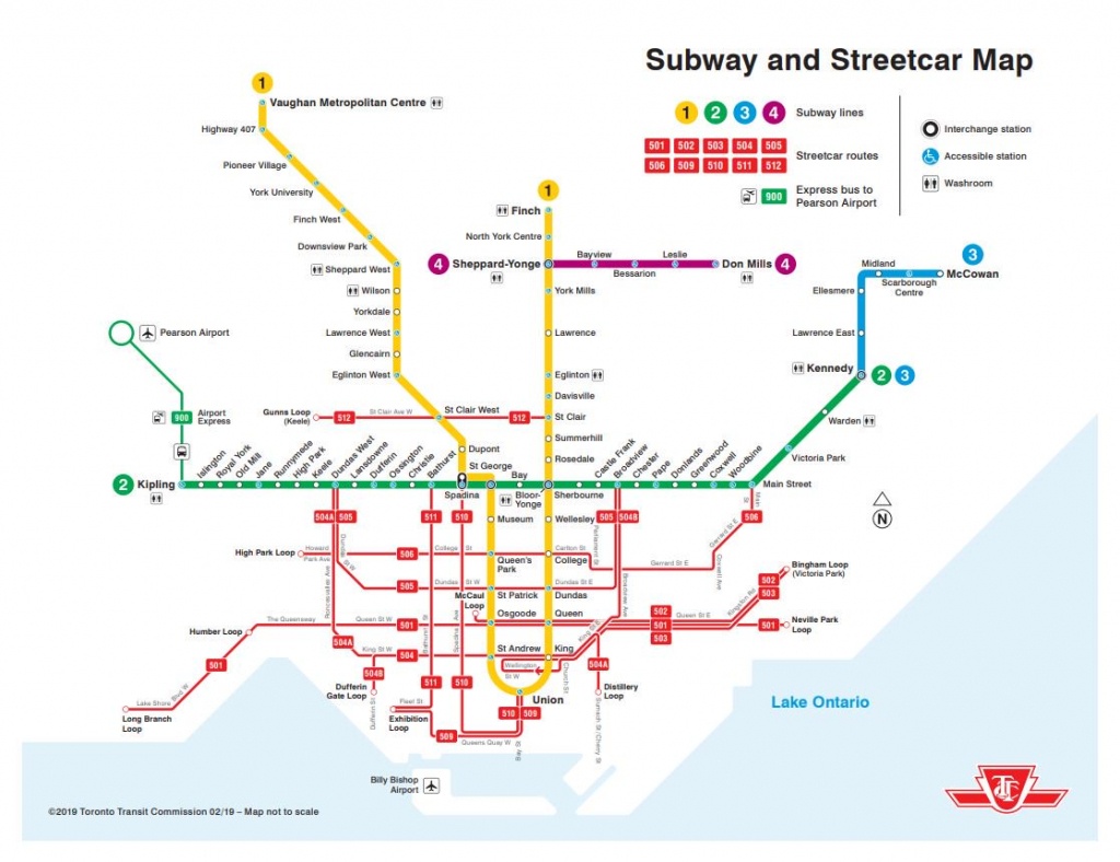 Ttc Design On Twitter: &amp;quot;a Printable Version Of Our New Subway And - Toronto Subway Map Printable