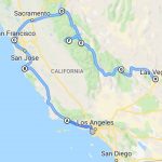 Two Week Road Trip Around California   Two Week Itinerary   California Road Trip Map