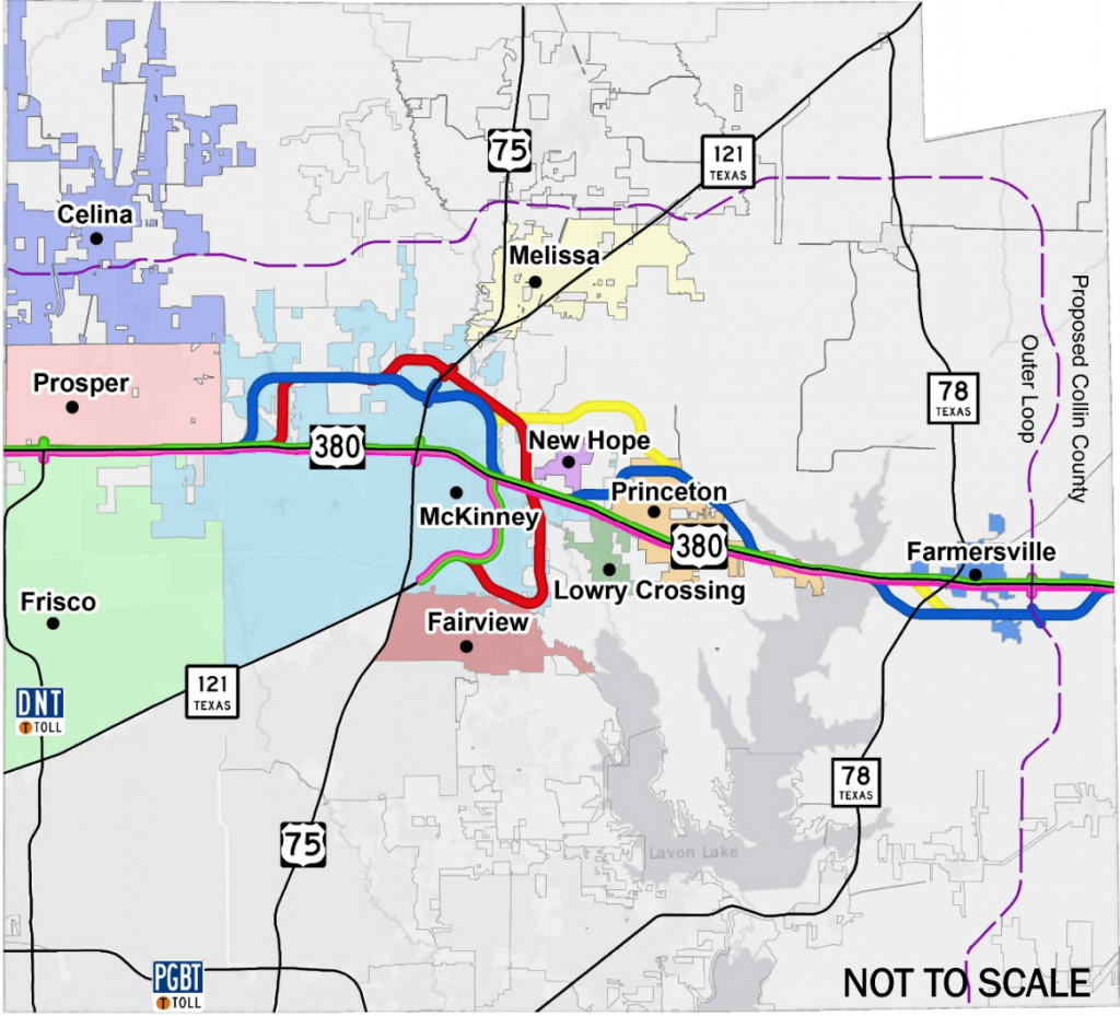 Txdot Releases 5 Potential Alignment Options For Us 380 In Collin - Celina Texas Map