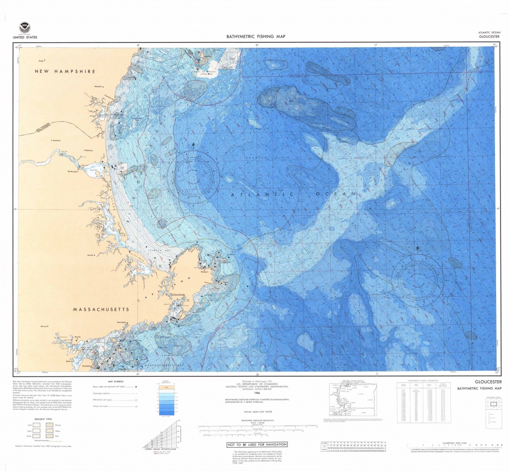 U.s. Bathymetric And Fishing Maps | Ncei - Water Depth Map Florida