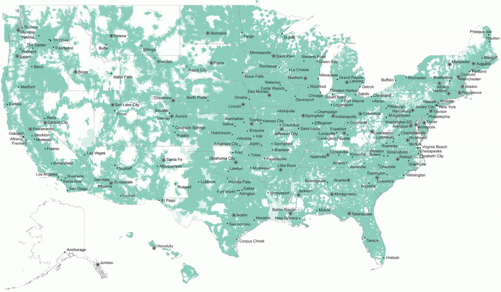 U.s. Cellular Voice And Data Maps | Wireless Coverage Maps | U.s. - Cellular One Coverage Map Texas