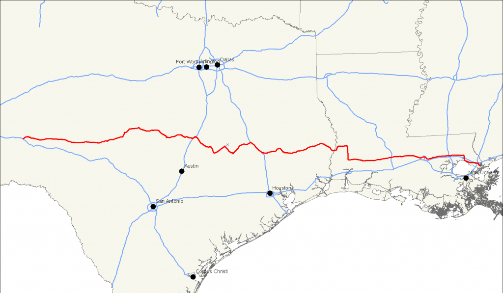 U.s. Route 190 - Wikipedia - Fort Hood Texas Map
