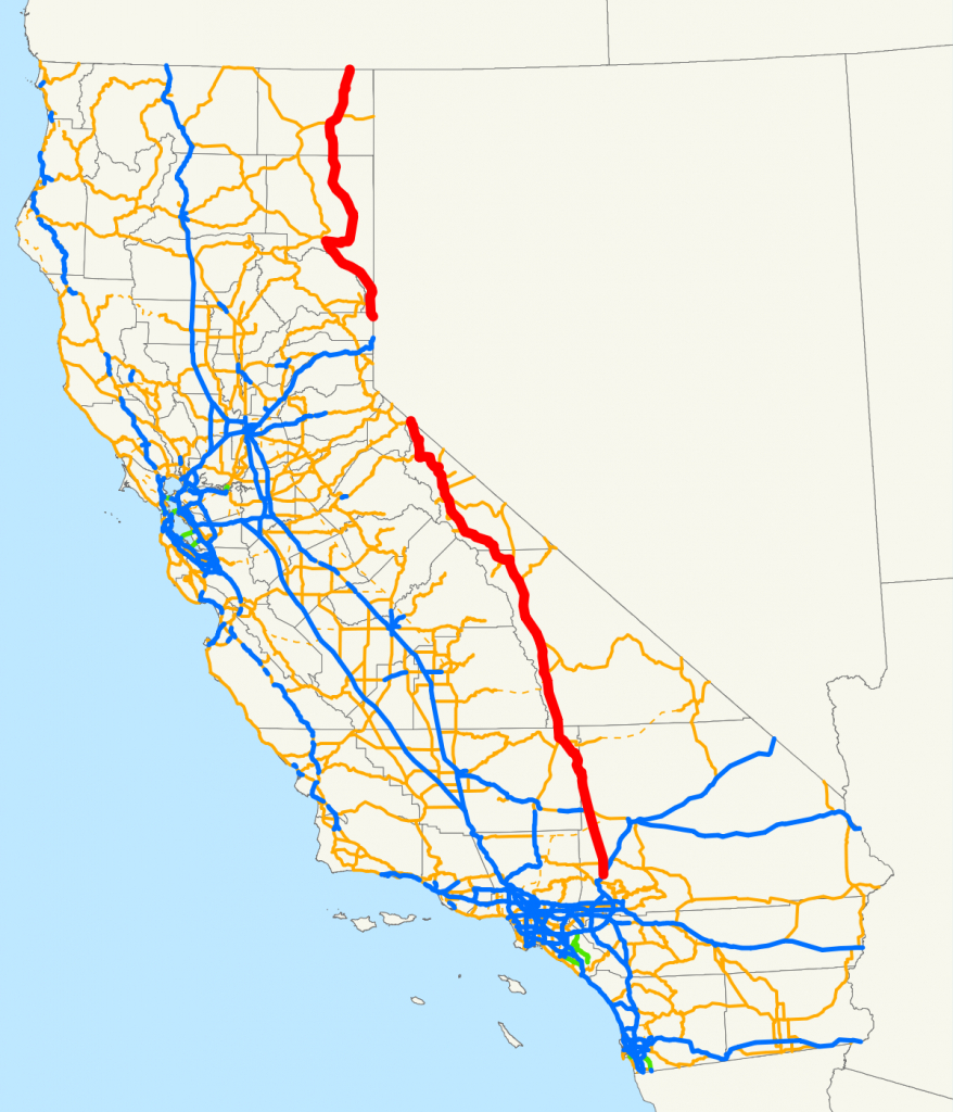 U.s. Route 395 In California - Wikipedia - California Rail Pass Map