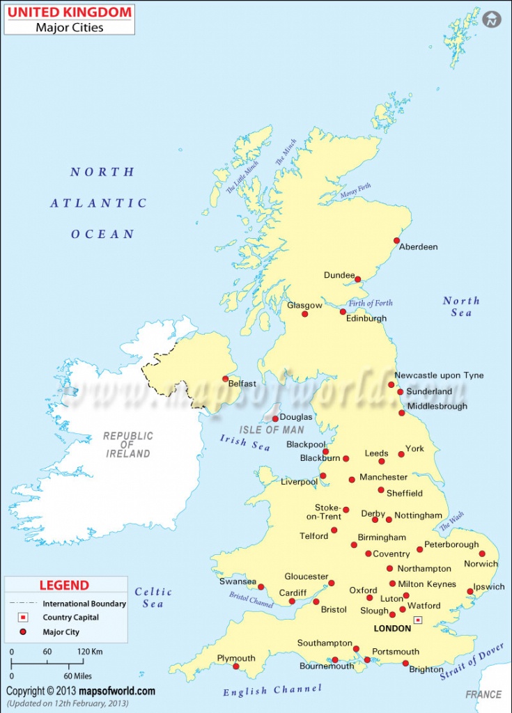 Uk Cities Map | Map Of Uk Cities | Cities In England Map - Printable Map Of Uk Towns And Cities