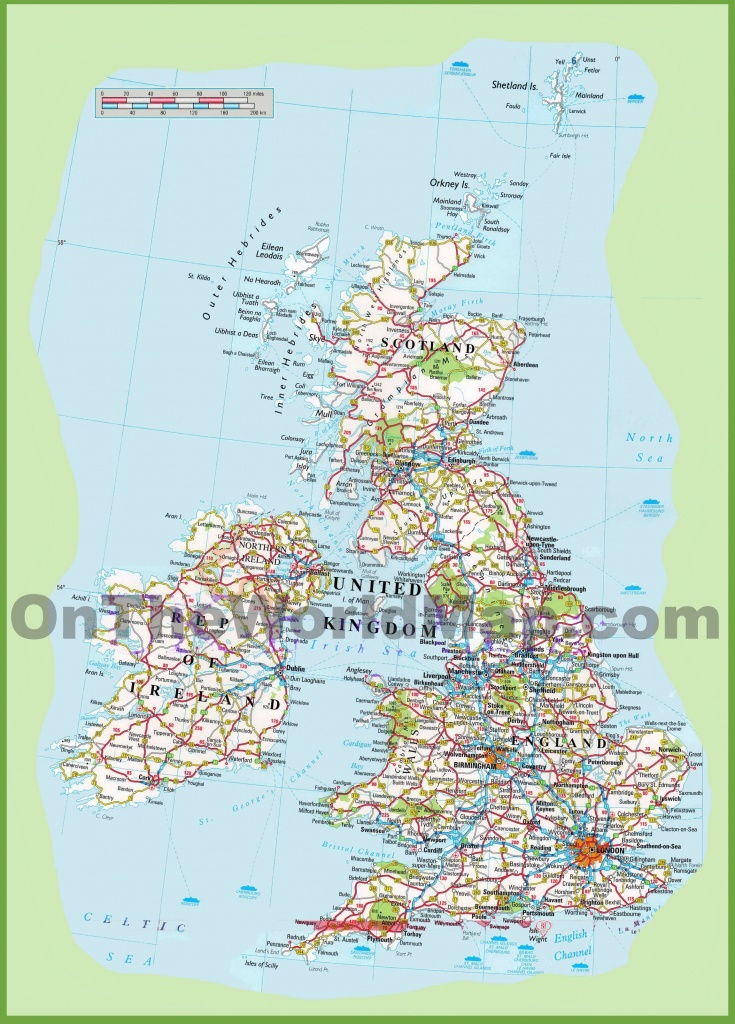 United Kingdom Road Map - Printable Road Maps Uk