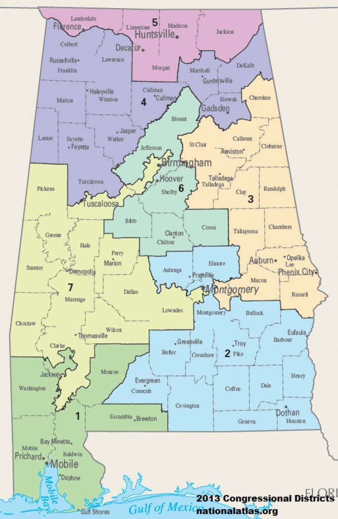 United States Congressional Delegations From Alabama - Wikipedia - Winston California Map