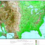 United States Elevation Map   Topographic Map Of Florida Elevation