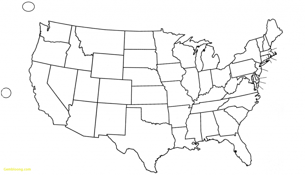 United States Map Blank Outline Fresh Free Printable Us With Cities - Free Printable Outline Map Of United States