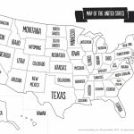 United States Map With State Names And Capitals Printable Save   Printable United States Map With Scale