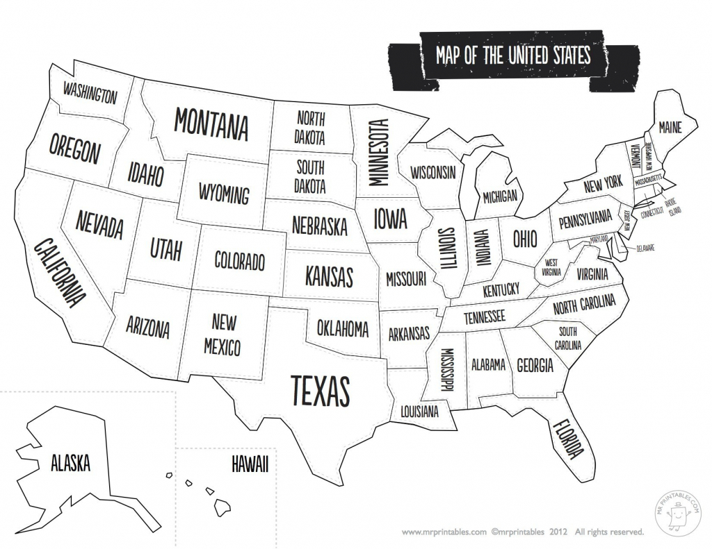 5 best printable map of united states printableecom - 10 inspirational