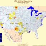 United States Oil And Gas Drilling Activity   Texas Rig Count Map