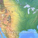 United States Physical Map   Physical Map Of The United States Printable