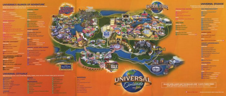 Universal Parks Florida Map