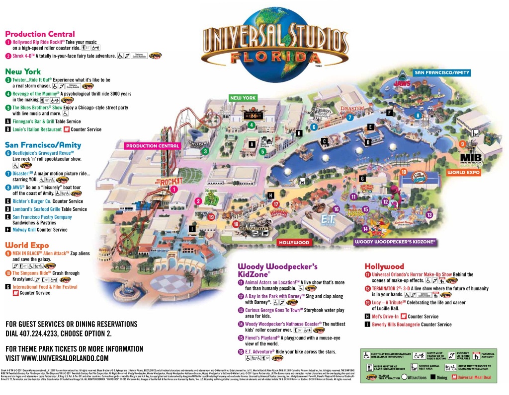 Universal Park Map | Florida Visit Ideas | Universal Studios Florida - Universal Studios Florida Map 2017