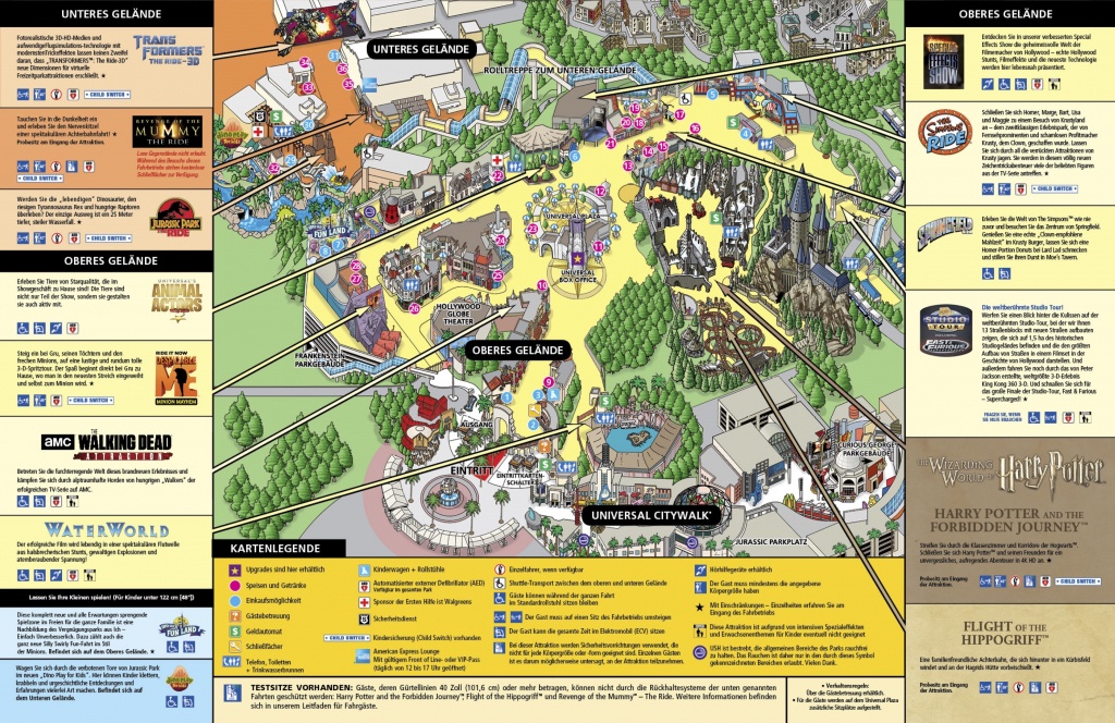 Universal Studios Hollywood Map 1 Squarectomy Universal Studios California Map Of Park 